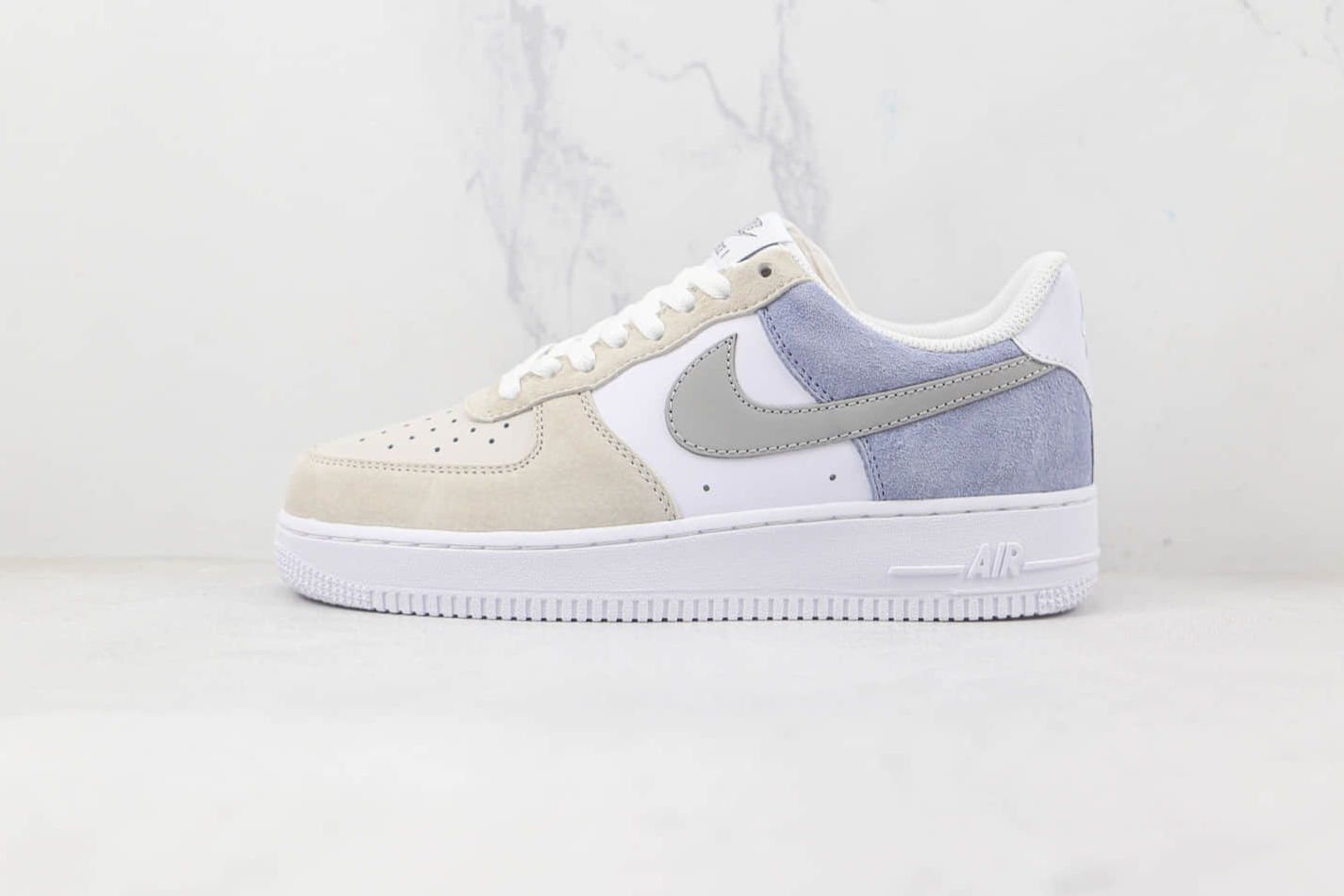 Nike Air Force 1 07 Low White Grey Purple Shoes LM2033-208 - Stylish Footwear for the Trendsetters