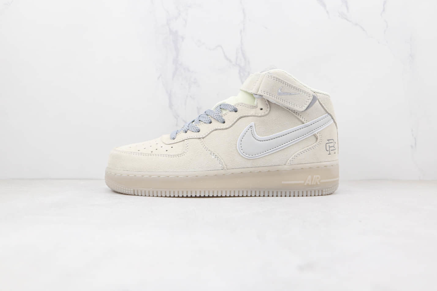 Reigning Champ x Nike Air Force 1 Mid Brown Light Grey | GB0902-112
